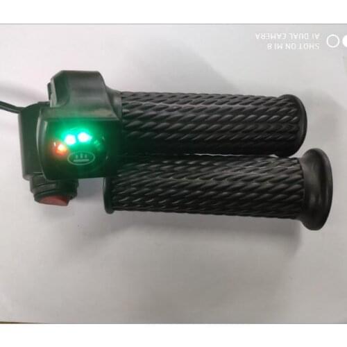 Battery Level Indicator Baterry Capacity Battery Power Indicating Light+Switch+Throttle Electric Bike Scooter MTB Tricycle Parts