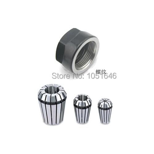 Free shipping, 3pcs ER8 collets 3.175mm, 4mm, 5mm +1pc ER8A Nut for CNC milling lathe tool, collets clamping and nuts