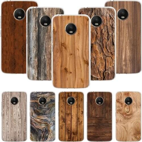 Wood Wooden Pattern Phone Case For Motorola Moto G9 G8 G7 G6 G5 E6 E5 E4 Plus Play Power One Action Macro Coque Cover Capa