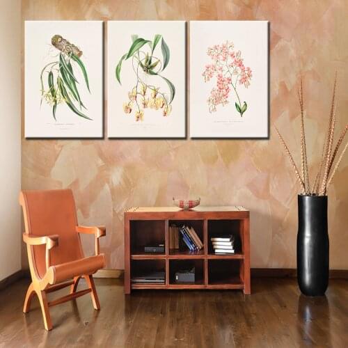 Nordic Decoration Wall Art Canvas Posters and Prints Canvas Painting Picture Living Room flowers flowers and plant Free shipping