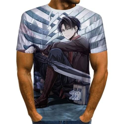Summer Women Men Fashion Anime Game Attack On Titan 3D Tshirt Boy Girl Kids Children Print T-Shirts Cool Birthday Party Tops Tee