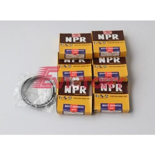 For ISUZU 6BG1-TC 6BG1T 6pcs connecting rod rebuild kit ring gasket bearing