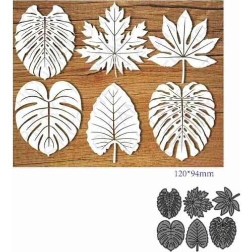Metal Cutting Dies Mold Leaf Decoration DIY Scrapbook Paper Craft Knife Mould Blade Punch Stencils Card Punch Art Die Cut