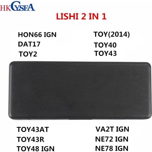 Original Lishi 2 IN 1 HON66 DAT17 TOY2 TOY(2014) TOY40 TOY43 TOY43AT TOY43R TOY48 VA2T NE72 NE78