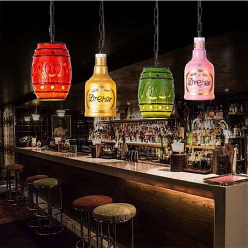 Pendant Lamp Bar lights restaurants Dining Room creative personality lamps and chandelier decoration American retro LED dining