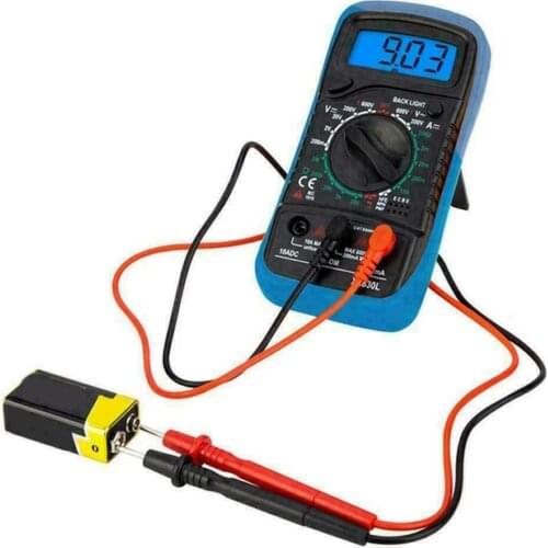 Portable Handheld Digital LCD Multimeter Universal AC/DC Ammeter Voltmeter Ohmmeter Volt Tester Meter Tool