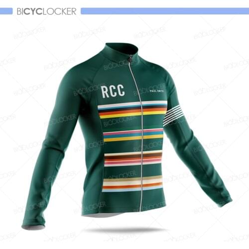 Rcc New Cycling Jersey Man Autumn Long Sleeve Quick Dry Breathable Male Road Bike Sportwear Racing Uniform Ropa Ciclismo Hombre