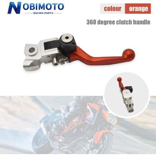 Motorcycle 360° CNC Brake Clutch Lever Handle For KTM 125 150 250 300 350 450 500 525 SX XC MX EXC 2006-2021 Motocross Accessory