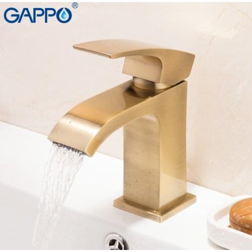 Gappo Faucet mixer for bath room torneiras Waterfall Basin Faucets bathroom cold and hot water brass mixers single handle faucet