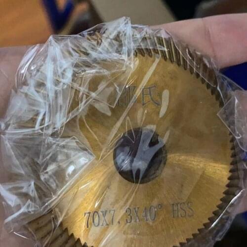 HSS high speed steel yellow color cutter 70*7.3*40 for key cutting machine