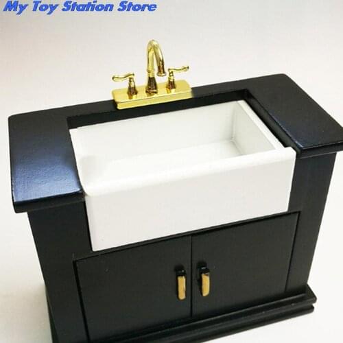 1Pcs Alloy Bathtub Faucet Simulation Water Tap Model Furniture Toys for Doll House Decoration 1/12 Dollhouse Miniature Acc