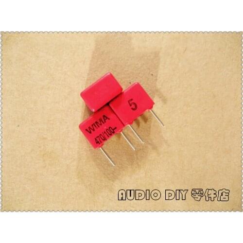 10PCS/50PCS WIMA FKP2 470pF 100V 100V470PF 5% Foil Film Capacitor 0.47nF 471