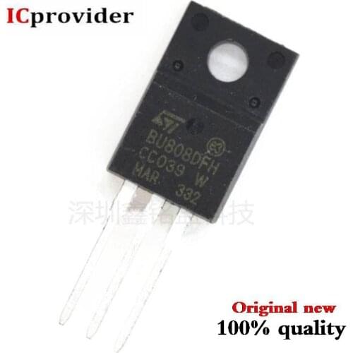 10PCS/lot BU808DFH BU808 High voltage quickly switch NPN High power darlington transistors