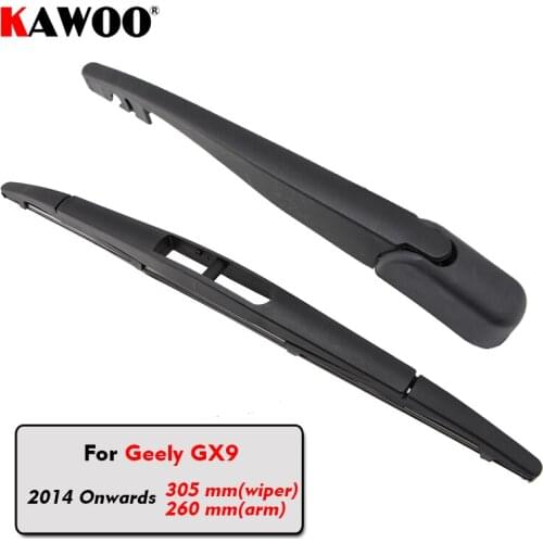 KAWOO Car Rear Wiper Blades Back Window Wipers Arm For Geely GX9 Hatchback (2014 Onwards) 305mm Auto Windscreen Blade Styling
