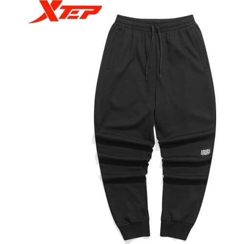 Xtep Mens Sports Casual Trousers Mens Running Breathable Sports Trousers 881329499393