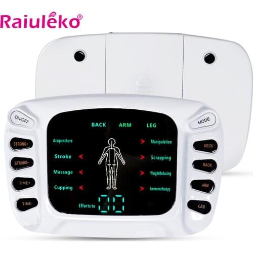 EMS Muscle Stimulator Tens Acupuncture Slimming Massager Digital Therapy Machine Electronic Pulse Massager For Back Neck Foot