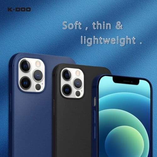 K-Doo Q series TPU soft case flexible material shockproof mobile phone back cover for iPhone12/12mini/12pro/12promax