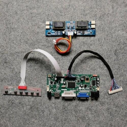 Kit LCD panel drive board For M190PW01/SVA190WX01TB/SVA190WX1/TMS190WX1 screen VGA DVI 1440*900 30-Pin LVDS 4CCFL M.NT68676