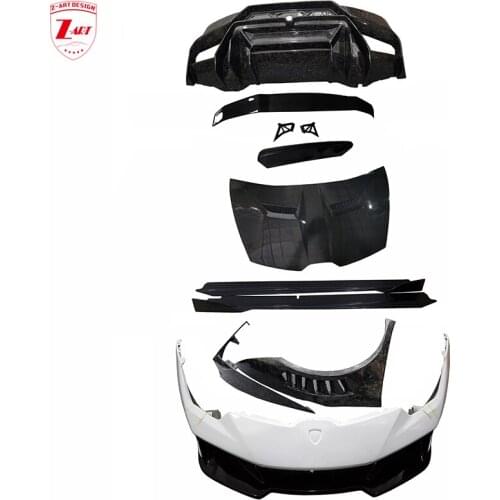 Z-ART tuning body kit for Lamborghini Huracan carbon fiber aerodynamic body kit for Lamboghini LP580 LP610 retrofit body kit