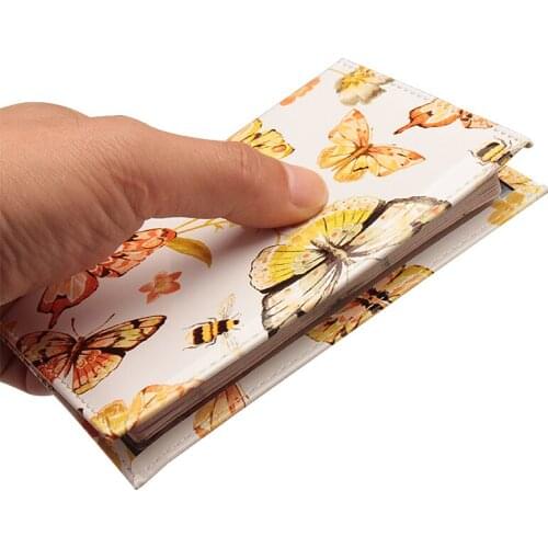 Fashion butterfly pattern Cartoon Passport Cover Men Women PU Leather Travel Passport Holder Case Card ID Holders band passport