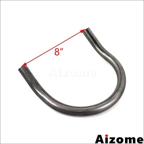 8" Upswept Street Tracker End Loop 7/8" Tube For Honda Yamaha Suzuki CB CG SR XS GS Cafe Racer Rear Seat Cushion Tail Frame Hoop
