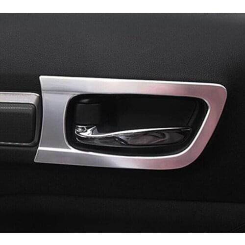 Stainless steel Car inner door handle Bowl frame Cover Trim Sticker For Renault Koleos 2017 2018 Accessories Car Styling 4Pcs