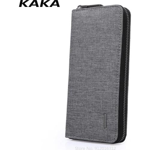 Xiaomi Kaka New Wallet Men Long Purse Oxford Cloth Clutch Bag Mens Simple Fashion Student Mobile Phone Wallet