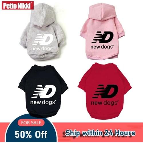 Pet Dog Clothes Winter Plus Velvet Dog Hoodie Warm Designer Brand Dogs Hoodies For Puppy Small Dogs Jacket French Bulldog Perro