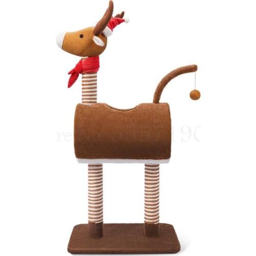 Elk cat climbing frame cat nest cat tree one cat jumping platform Tongtianzhu cat frame [Christmas limited edition]
