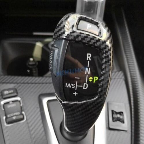 LHD Gear Shift Knob Cover Cap For BMW 2 3 4 5 7 Series X3 X4 X5 X6 2009-2020 F23 F30 F34 F33 F11 F01 F25 F26 F15 F16 F36 F07 F22
