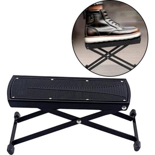 Adjustable height stringed instrument pedal stand Foldable acoustic guitar footrest Adjustable height non-slip pedal bracket