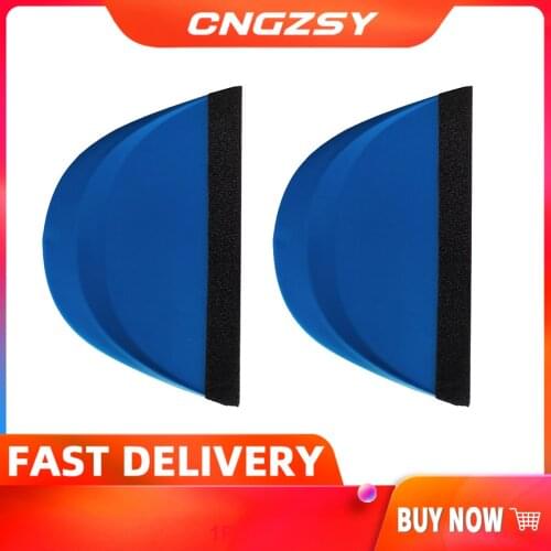 2pcs Auto Headlight Vinyl Fim Install Squeegee Soft Inserted Thin Edge 13*8cm Smart Card Scraper Car Sticker Window Tint 2A03B