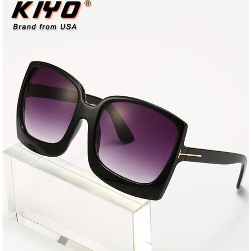 KIYO Brand 2020 New Women Men Square Sunglasses PC Vintage Sun Glasses High Quality UV400 Driving Eyewear D9601