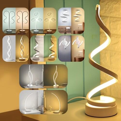 Modern Spiral LED Wall Light Wall Mounted Light Home Bedside Aisle Lighting Bedroom Living Room Stairs Decorative Art Lamp New