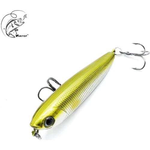 Thritop Hot Item New Pencil Fishing Lure 3G 60MM 5 Colors Professional Floating Hard Bait TP129 Carp Fishing Tackles