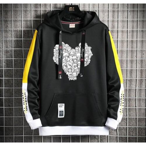 Fairy Tail Anime Hoodie teenagers Popular Harajuku Hoodeds Pullover Streetwear Casual Fake Two-Piece jacket men coat