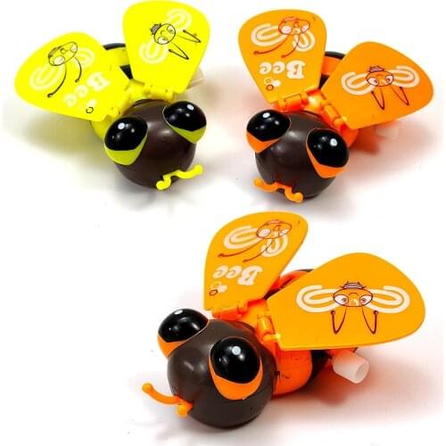 Wind Up Bee Kids Lovely Clockwork Running Bee Toys Neoteric Innovative Educational Toys Funny Baby Gifts Hot Sale for Boys Girls