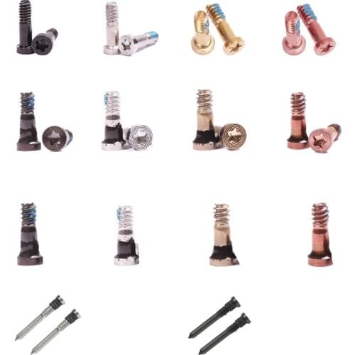 10pcs Torx Screw 5 Point Star Tail Plug Pentalobe Bottom Screws For iPhone 5 5S SE 5C 6 6S 7 8 Plus X XS max