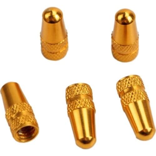 Portable 5Pcs Bicycle MTB Presta Wheel Rim Tyre Stem Air Valve Cap Dust Cover