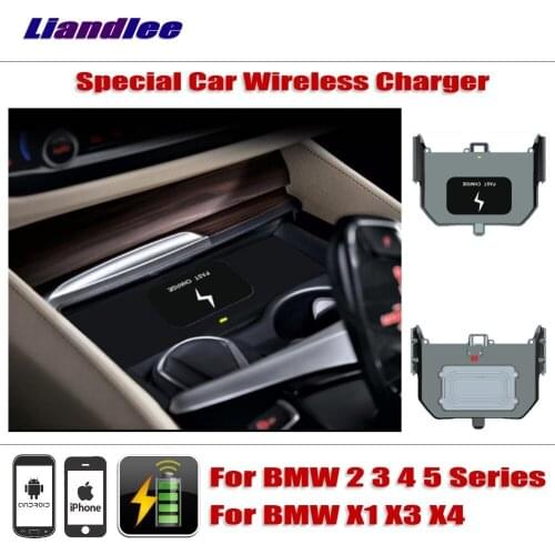 Accessories For BMW 2 3 4 5 Series X1 X3 X4 Special Car Wireless Charger Storage For iPhone Android Phone Battery Charger