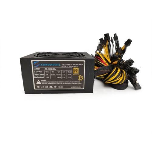 ATX 1600w 1600W PC Computer Power Supply 1600W ATX PSU For rx 470 rx 570 rx 480 serwer rx 570 bitcoin miner ethereum asic s9