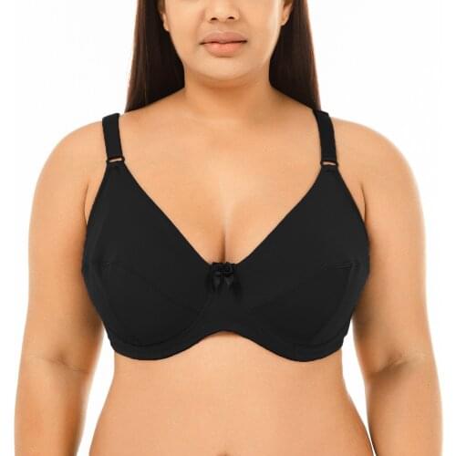 Top bra push up bralette womens underwear soft cotton padded comfort sexy lingerie plus size 80 85 90 95 100 105 B C D E F C21