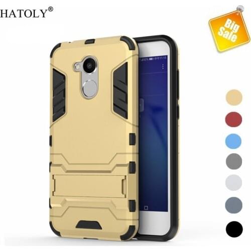 For Cover Huawei Honor 6A Case Shockproof Armor Hard Cover For Honor 6A Silicone Anti-Knock Stand Phone Bumper Case For Honor 6A