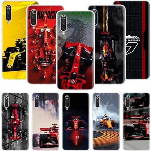 For Formula 1 F1 Car Phone Case For Xiaomi Mi Note 10 11 9 8 10T 9T CC9 A1 A2 A3 5X 6X Pocophone F1 X3 F2 Pro Lite Coque Cover