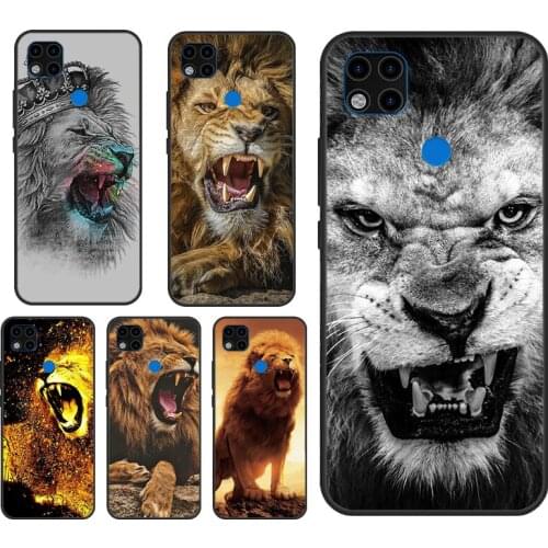 Roaring Lion Phone Case For Xiaomi Redmi Note 10 9 Pro 8T 9S 7A 8A 9A 9C 9T K40 Redmi Note 8 Pro Cover