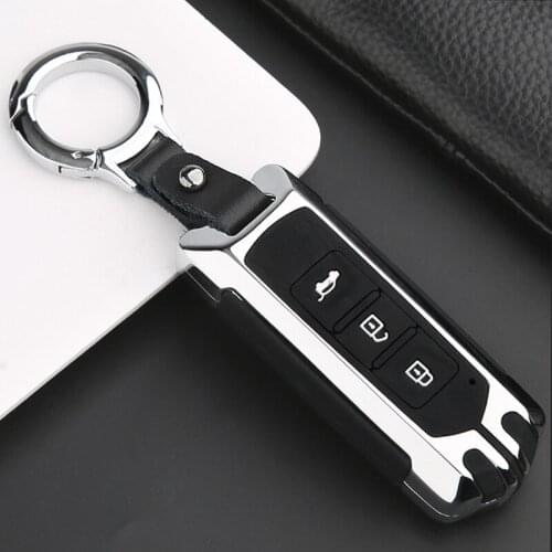 Zinc alloy+Silicone Car Key Cover Case For Baojun 530 730 560 310 310W 510 E100 E200 2014-2017 2018 2019 2020 2021 Accessories