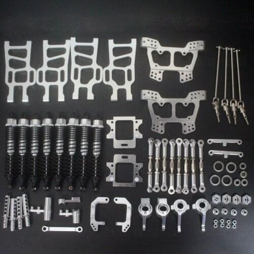 Hsp 1:10 Electric Truck 94111/94108 Full Vehicle Metal Upgrade Accessories Package Summary