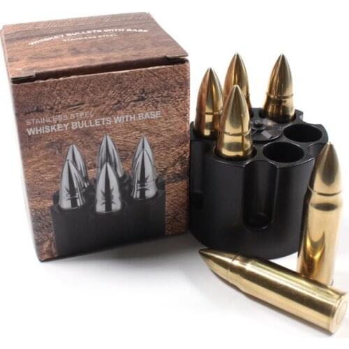 Stainless Steel Bullet Ice Cube, Metal Quick Frozen Ice, Beverage, Iced Stone, Decanter Ice Stone