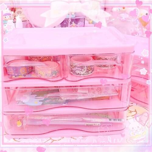 Cute Stationery Masking Tape Cutter Washi Tape Storage Organizer Cutter Office Tape Dispenser Supplies for girls collection
