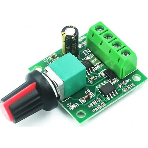 1803BK PWM DC Motor Speed Controller 1.8V 3V 5V 6V 12V 2A Speed Control Switch